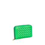 Mini Woven Wallet - green