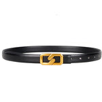 Gold Link Belt - Black