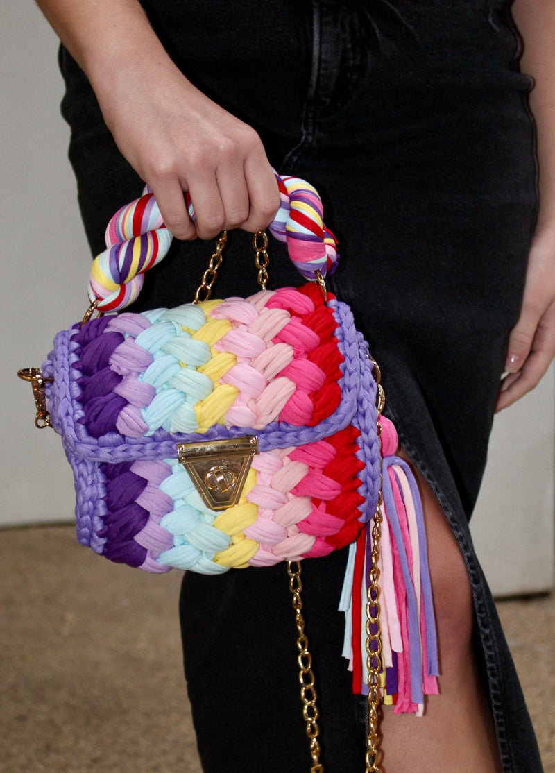 Rainbow Montego Woven Bag