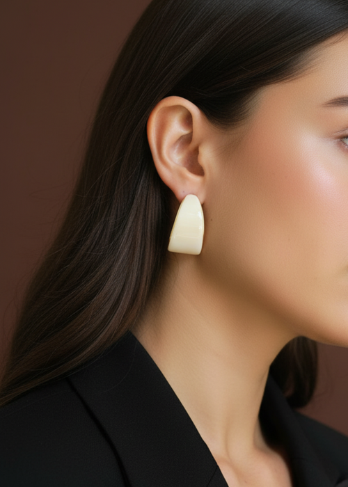 Sloane Hoops - Ivory