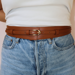 Modern Corset Belt - Saddle