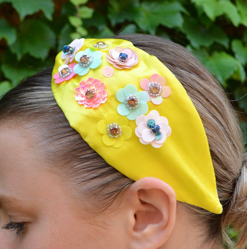 In Bloom Headband - yellow