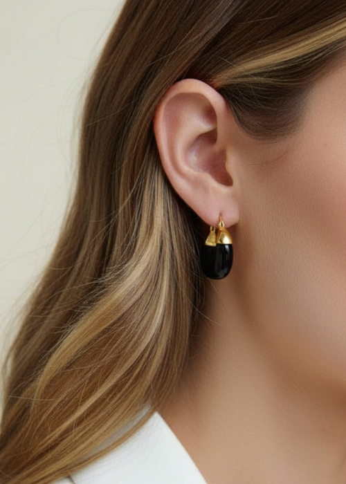 Amelia Hoops - Black
