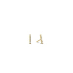 Micro Pave Bar Stud