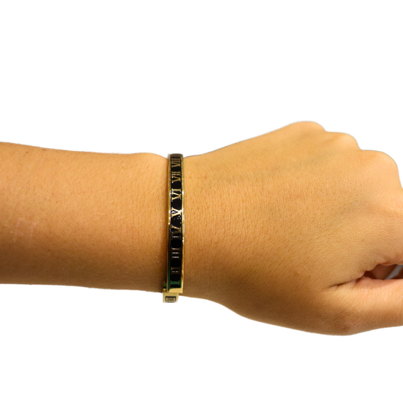 Black Time After Time Bangle