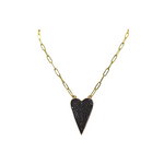 True Love Necklace - Black - wholesale