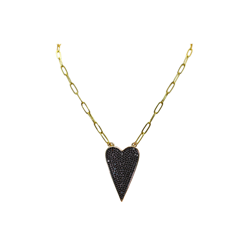 True Love Necklace - Black