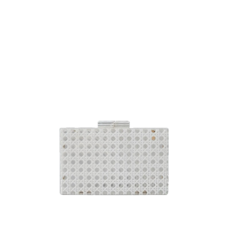 Cane Clutch - white