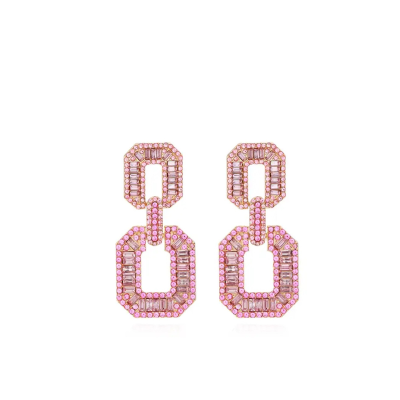 Crystal Window Drops - pink