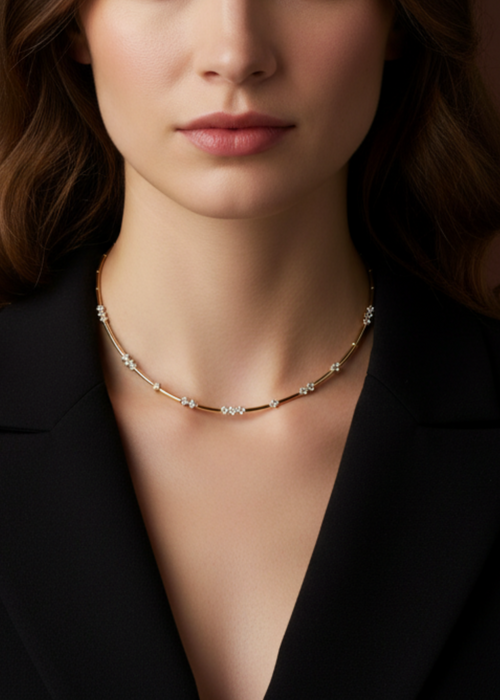 Graduating Diamond Necklace