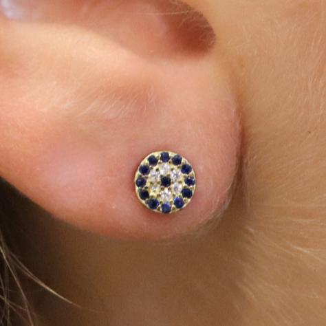 Turkish Evil Eye Studs
