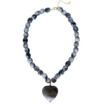 Amour Necklace - Gray
