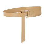 Thick and Thin Pull Through Belt - Tan