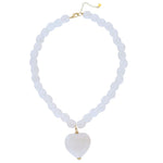 Amour Necklace - White