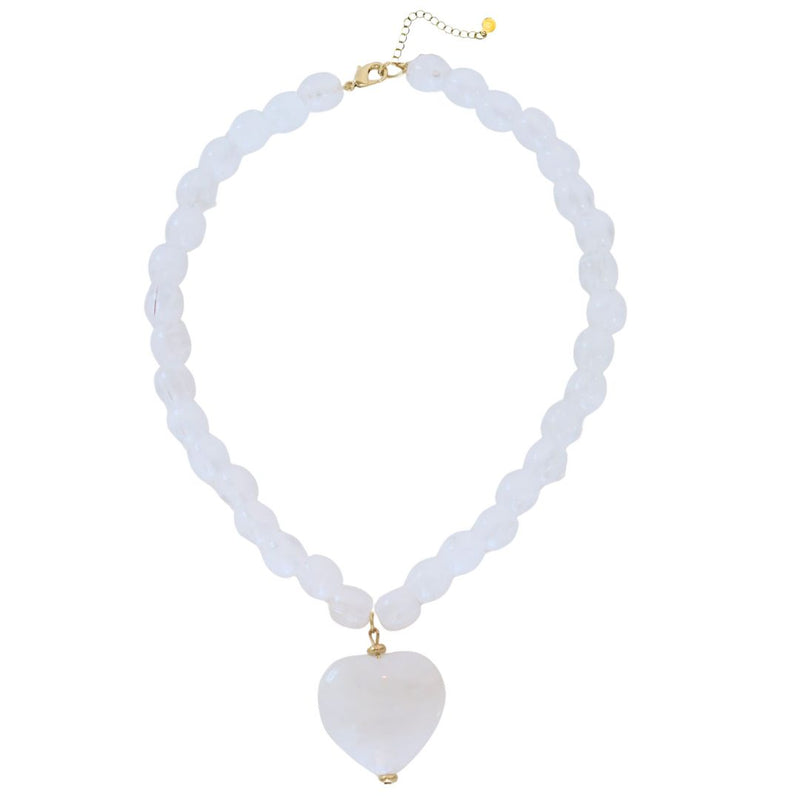 Amour Necklace - White