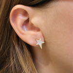Pave Star Studs