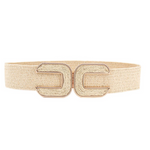 Double C Belt - ivory - wholesale
