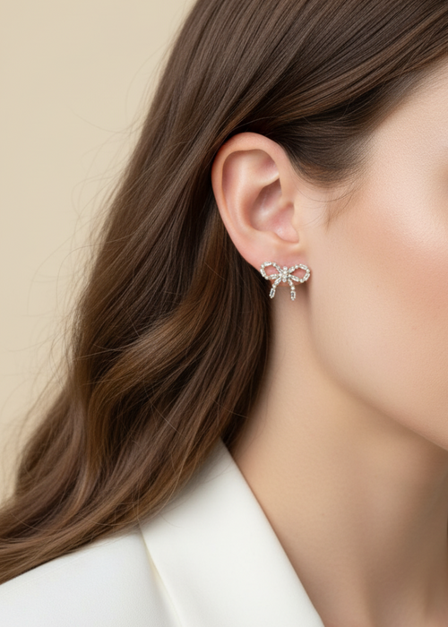 Petite and Pretty Bow Studs
