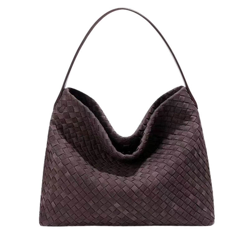 Woven Marin Bag - Plum