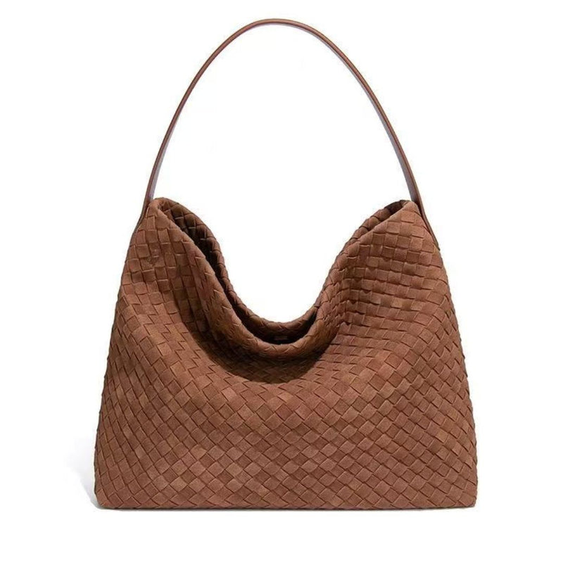 Woven Marin Bag - Brown