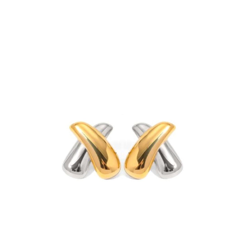 Crossover Studs - Mixed Metal