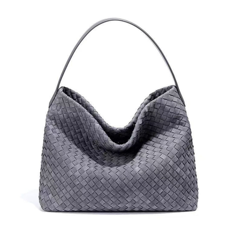Woven Marin Bag - Grey Denim