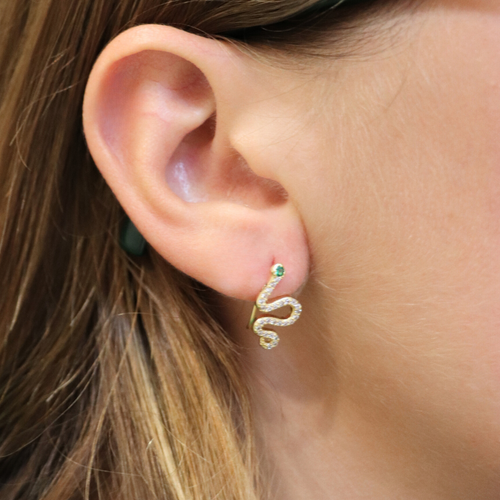 Serpent Ear Pins