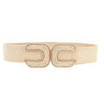 Double C Belt - ivory