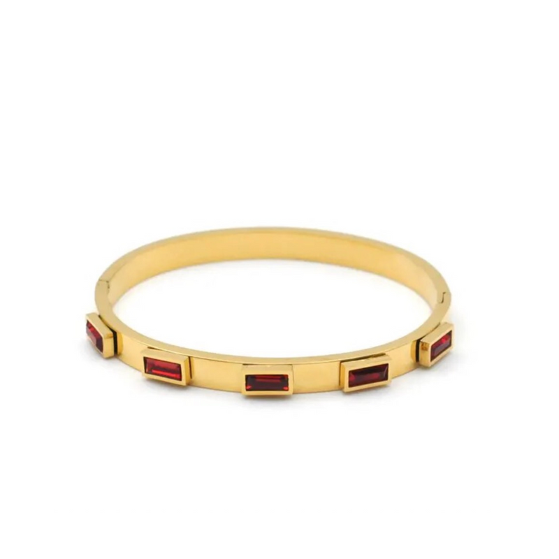 Gem Studded Bangle - more colors - wholesale