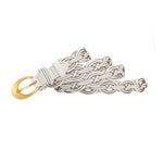 Braided Beatrice Belt - Ivory