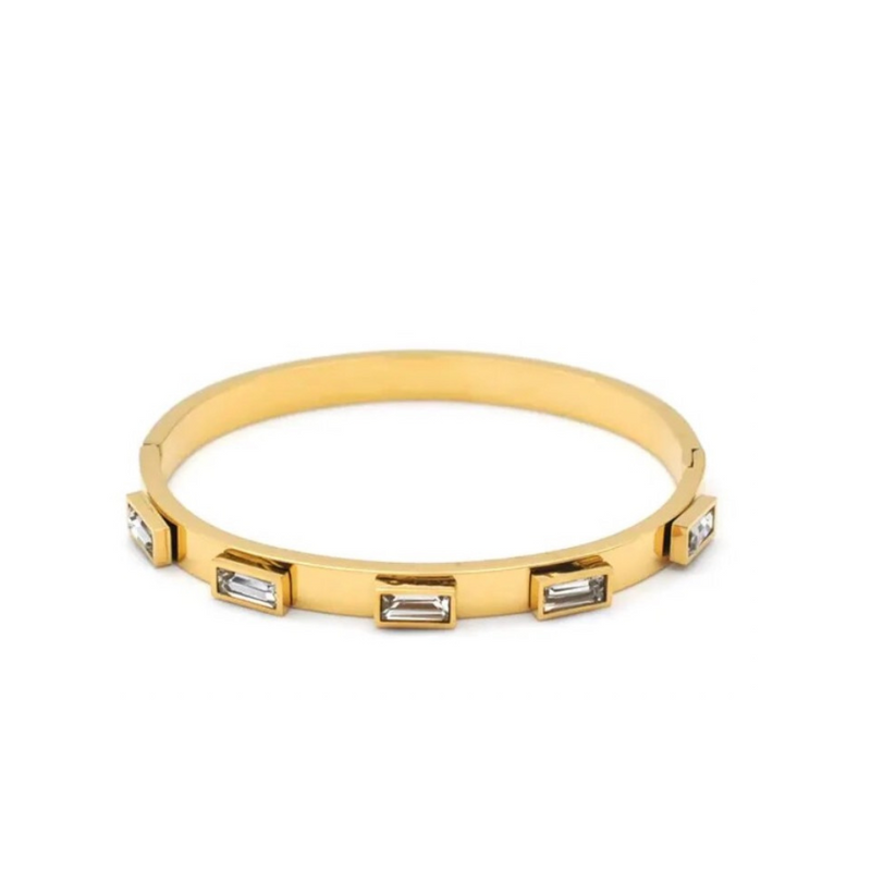 Gem Studded Bangle - more colors - wholesale