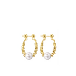 Looped Pearl Earrings