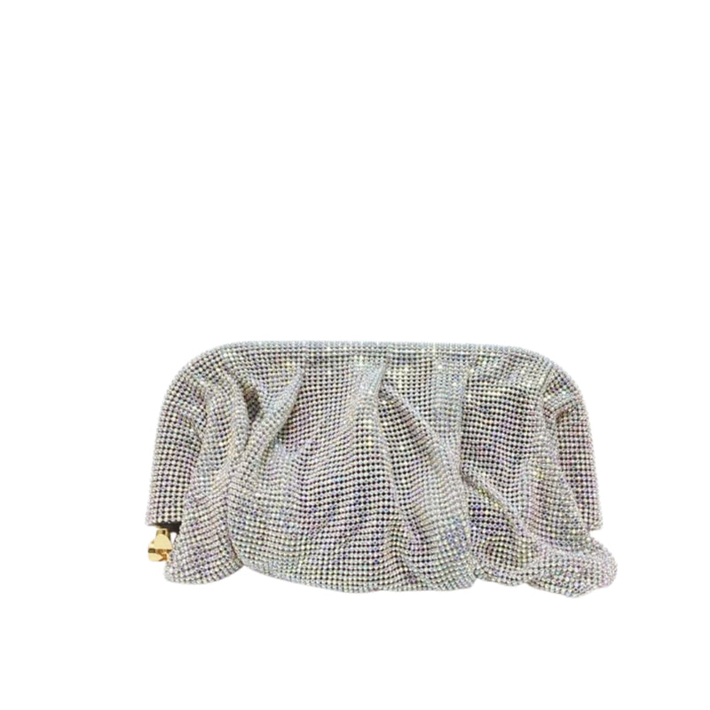 Camila Clutch - Iridescent Silver - wholesale