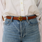 Criss Cross Belt - Saddle