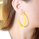 Sugar Gem Hoops-lemon