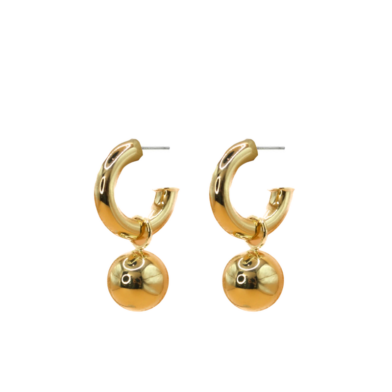Drop Everything Hoops - Gold