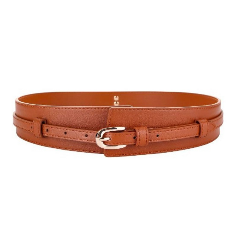 Modern Corset Belt - Saddle