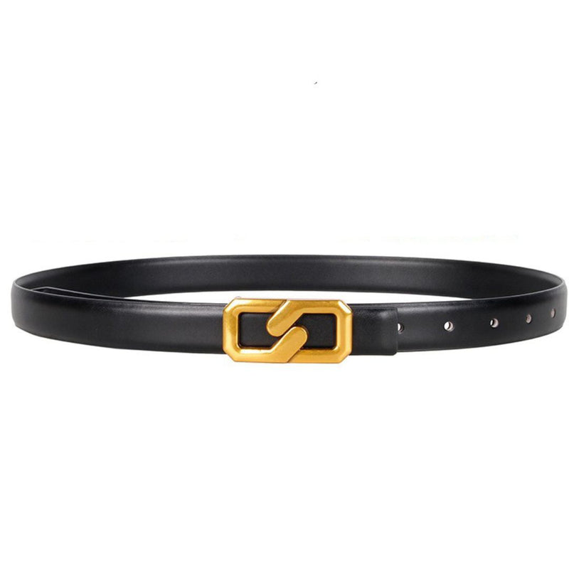 Gold Link Belt - Black