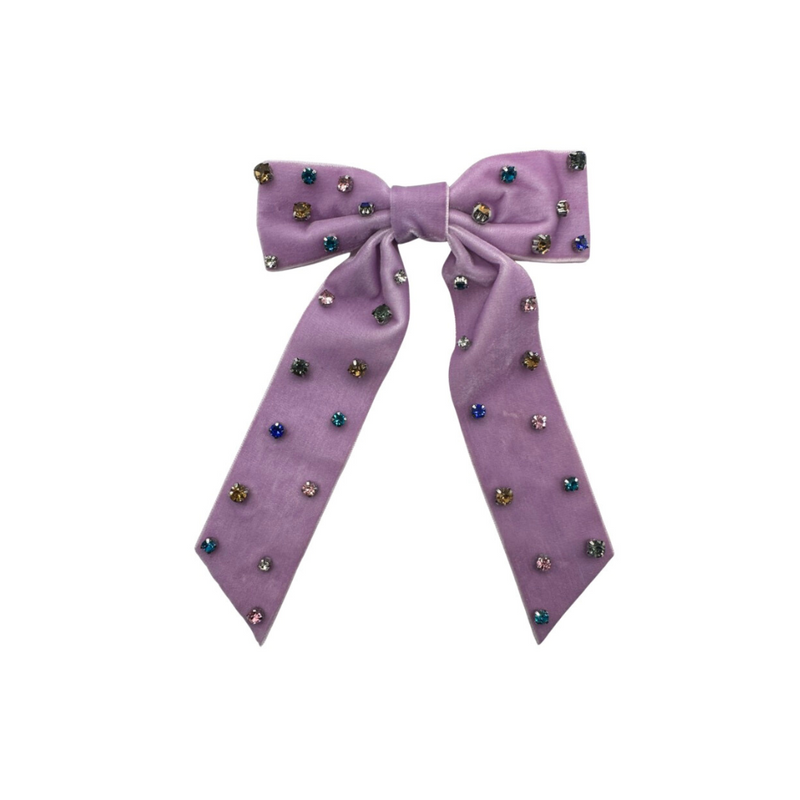 Preppy Party Girl Bow - violet