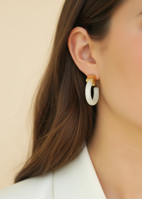 Barbados Hoops - Ivory
