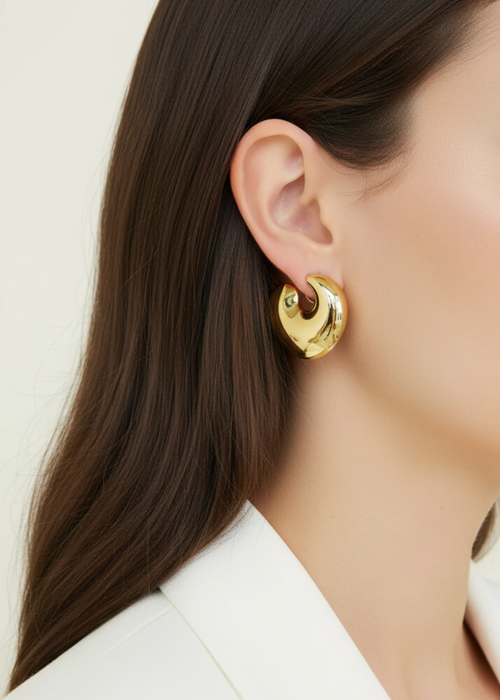 Abstract Heart Earrings