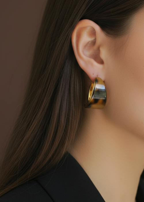 Sloane Hoops - Tortoise