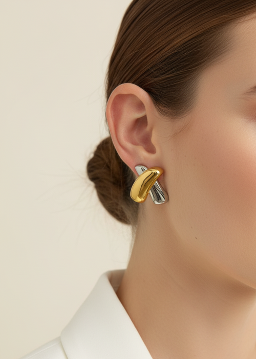 Crossover Studs - Mixed Metal