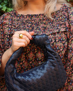 Braided Hattie Bag - Navy