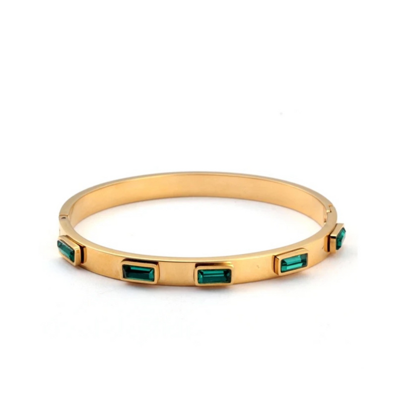 Gem Studded Bangle - more colors - wholesale
