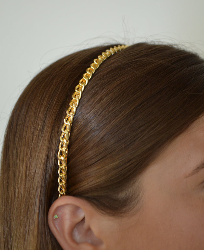 Gold Link Headband
