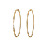Perfect Pave Hoops (large)