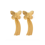 Butterfly Fringe Earrings