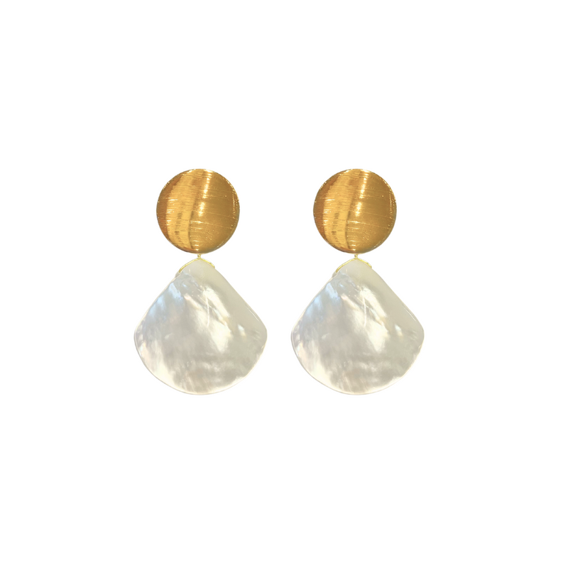 Seashell Drop Earrings (case pack of 2) - wholesale