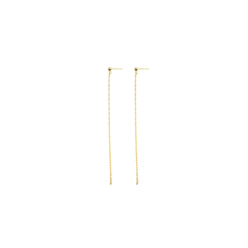 Linear Dainty Chain Earrings